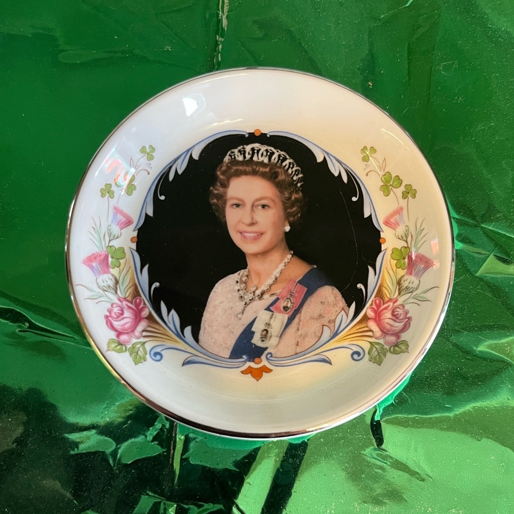Decorative Plate with Royal Portrait